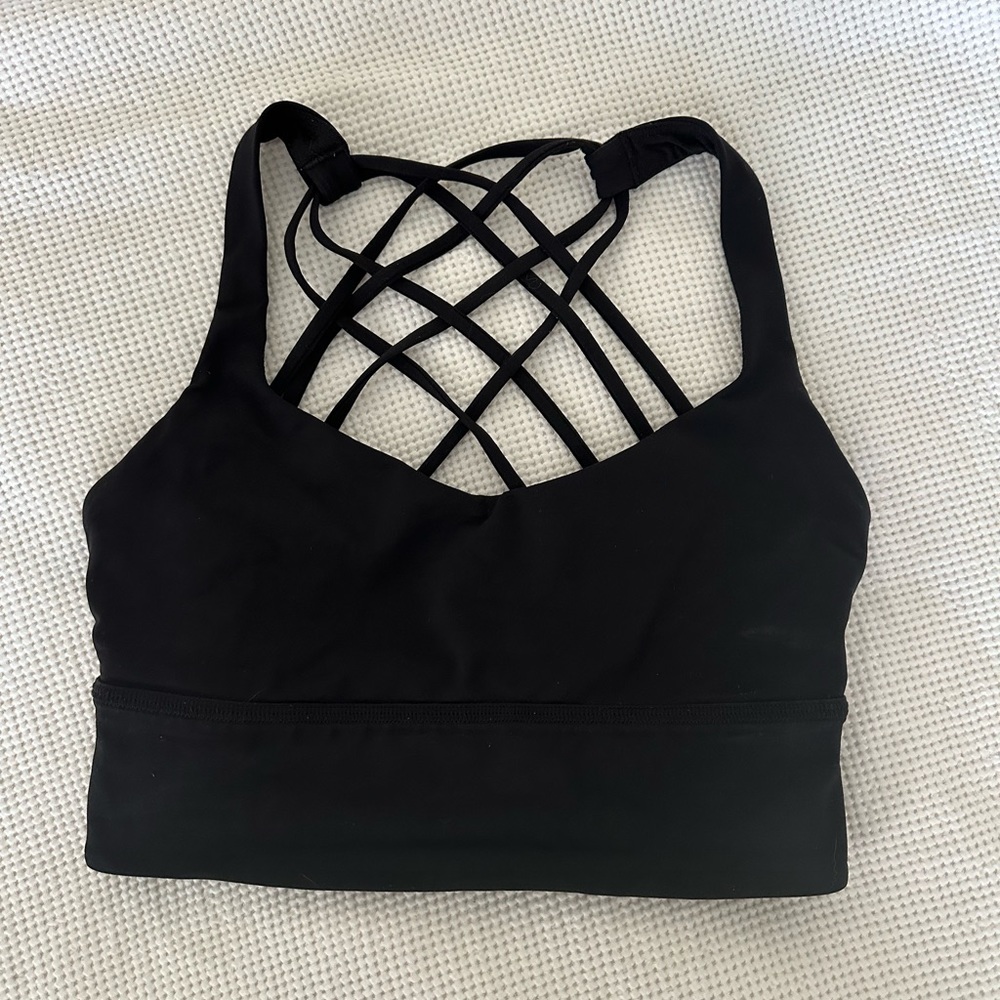 Lululemon Longline Sports Bra (Black)